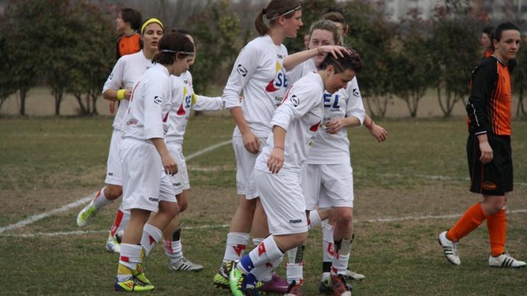 Wollen in knapp einer Woche jubeln: die Spielerinnen vom CF Südtirol