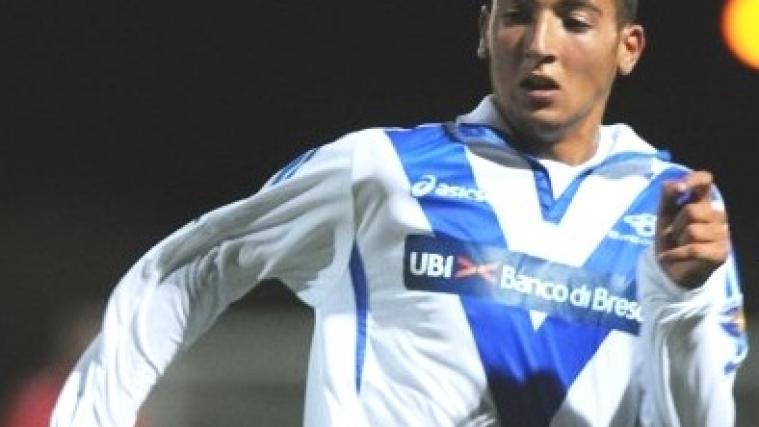 Omar El Kaddouri im Trikot von Brescia