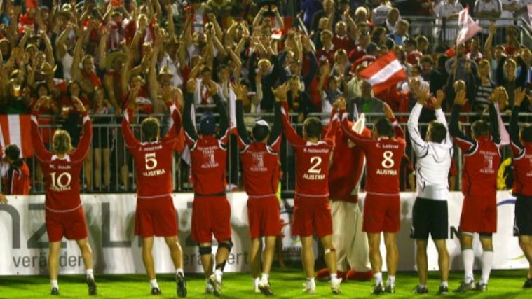 Österreich feiert in Linz den Einzug ins Halbfinale (Foto Lui)