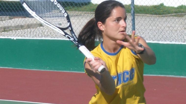 Linda Mair schied in der ersten Runde des ITF-Turniers in Petroupoli aus.