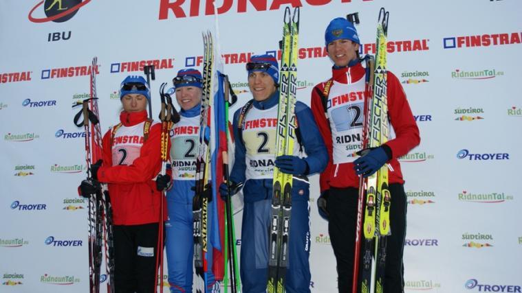 Russlands Mixed-Staffel sicherte sich den Europameistertitel
Der Pusterer Benjamin Plaickner ging als dritter des italienischen Teams auf die Strecke.