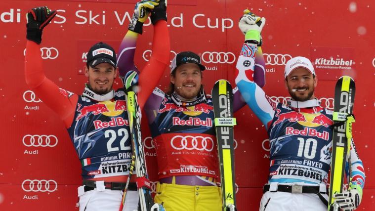 Dominik Paris, Kjetil Jansrud und Guillermo Fayed (alle Fotos: Pentaphoto)
Dominik Paris