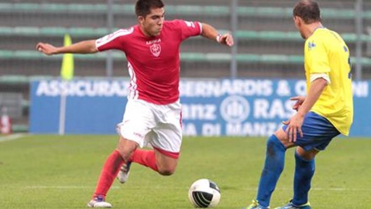 Tamayo Pinares trug zuletzt das Trikot von Triestina