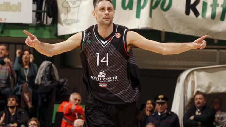 Tomas Ress warf 18 Punkte gegen Maccabi (Fotos: Menssanabasket.it)