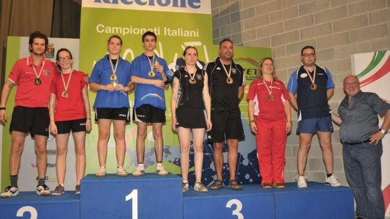 Im Mixed-Doppel holten sich Jordy Piccolin und Katharina Barcatta den Sieg