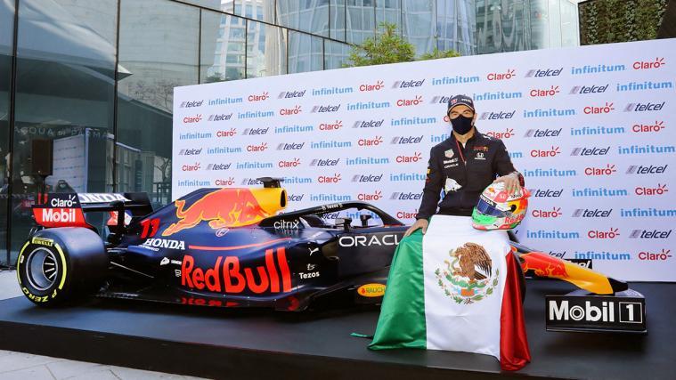 Sergio Perez ist der gefeierte Lokalmatador. © APA/afp / -