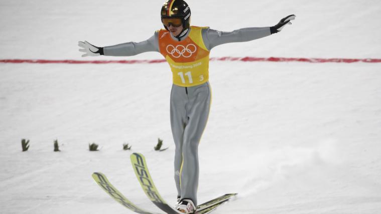 Richard Freitag (hier bei Olympia 2018) zählte zu den stärksten Springern der Welt. © APA/afp / ODD ANDERSEN