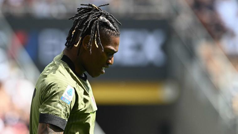 Rafael Leão  hat sich verletzt. © APA/afp / ISABELLA BONOTTO