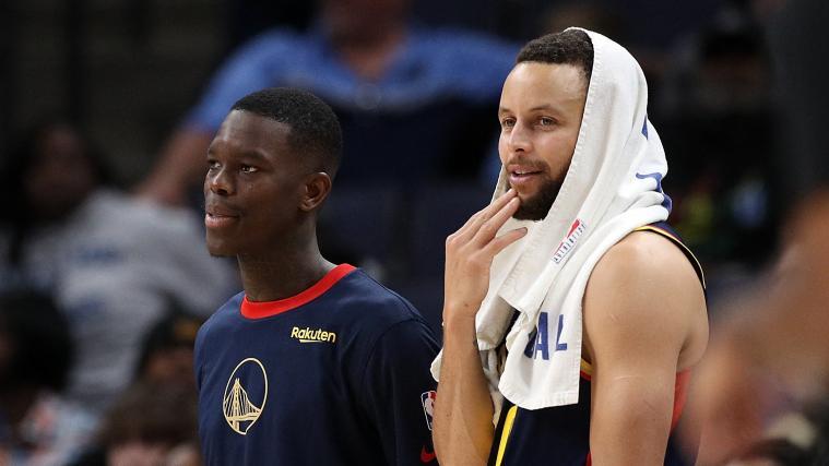 Stephen Curry (rechts) und Dennis Schröder mussten mitansehen, wie Golden State gegen Memphis unterging. © APA / JUSTIN FORD