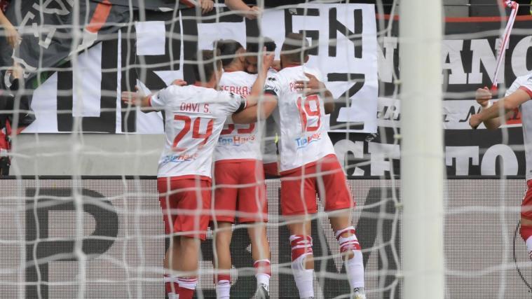 Der FC Südtirol bejubelt einen wichtigen Heimsieg. © Alle Fotos: DLife