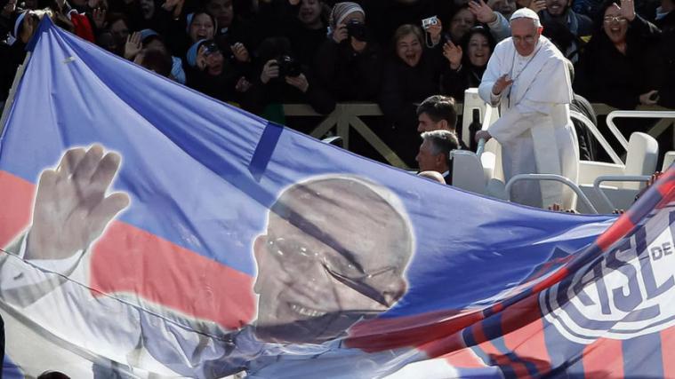 Der Lieblingsverein des Papstes ist San Lorenzo de Almagro. © Soziale Medien