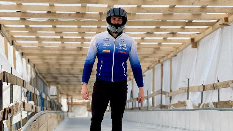 Patrick Baumgartner auf seiner neuen Heimbahn.
