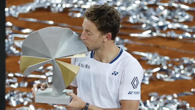 Casper Ruud feierte seinen bisher größten Erfolg. © ANSA / SERGIO PEREZ