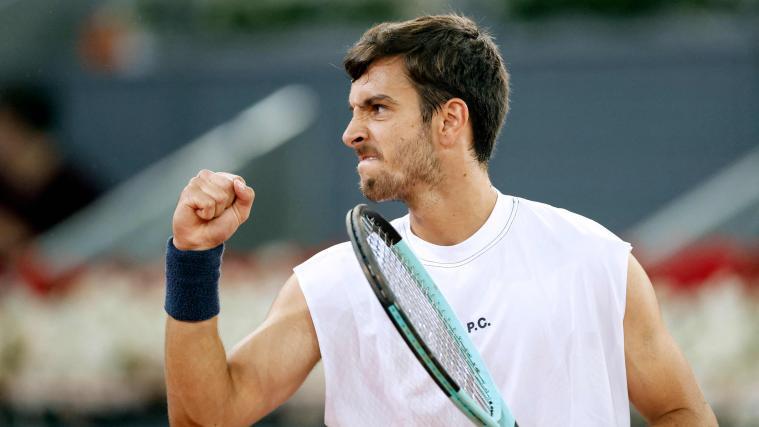 Lorenzo Musetti ist in Top-Form. © APA/afp / OSCAR DEL POZO