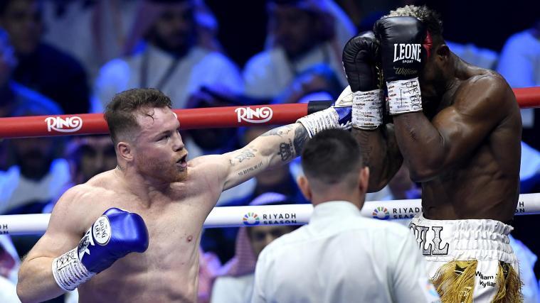 Saul Alvarez hat sich den IBF-Gürtel zurückgeholt. © ANSA / STR