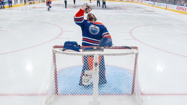 Stuart Skinner proves his critics wrong. © APA / LEILA DEVLIN