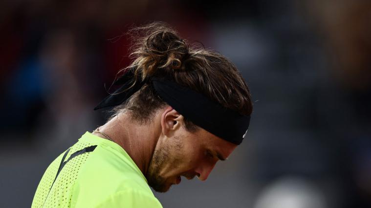 Alexander Zverev erlebte in Paris seine nächste Enttäuschung. © APA/afp / THIBAUD MORITZ
