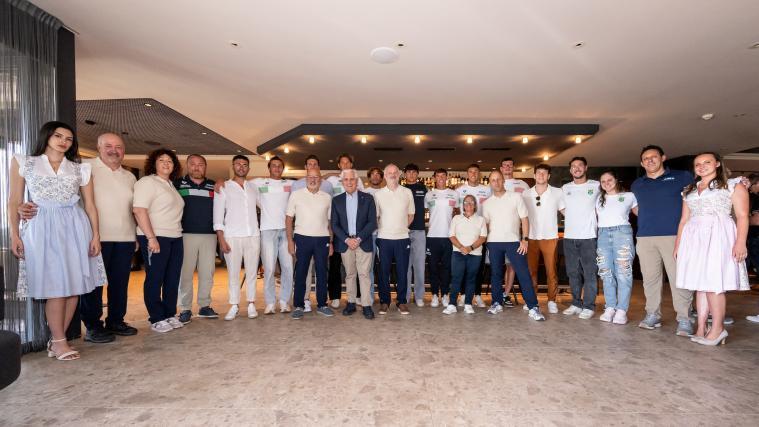 Alle freuen sich auf das Cool Swim Meeting. © Giorgio Scala / Giorgio Scala / Deepbluemedia / Insidefoto