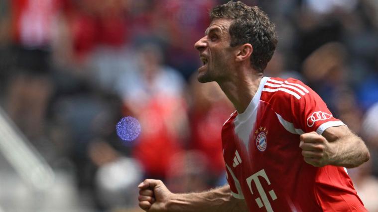 Auch Thomas Müller reihte sich in die Torschützenliste ein. © APA/afp / FEDERICO PARRA