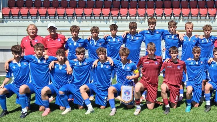 Das U15-Team der Jungs beim Arge-Alp-Turnier.