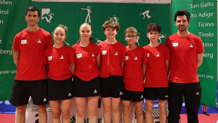 Ein Mannschaftsfoto vom Team Südtirol.