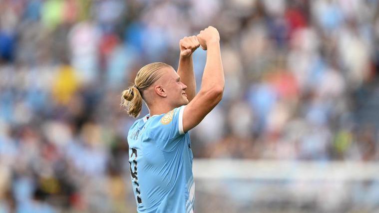 Erling Haaland won convincingly with Manchester City. © APA/afp / PATRICIA DE MELO MOREIRA