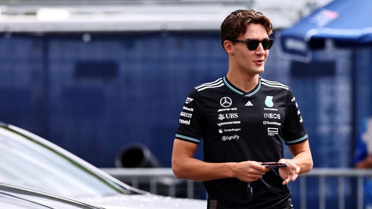 George Russell fuhr im ersten Training Bestzeit. © ANSA / ANNA SZILAGYI