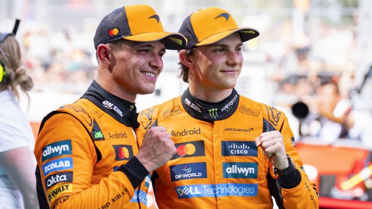 Lando Norris and Oscar Piastri are teammates and World Championship rivals at the same time. © ANSA / SIu WU