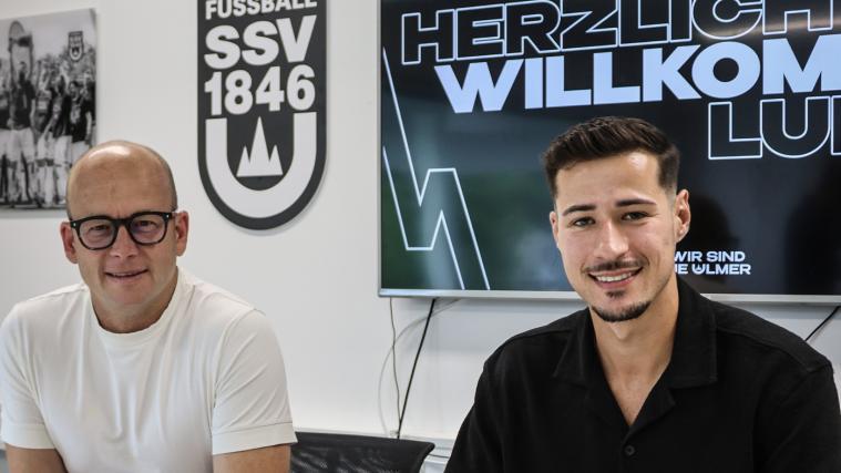 Lukas Mazagg (rechts) hat einen Verein. © SSV Ulm 1846