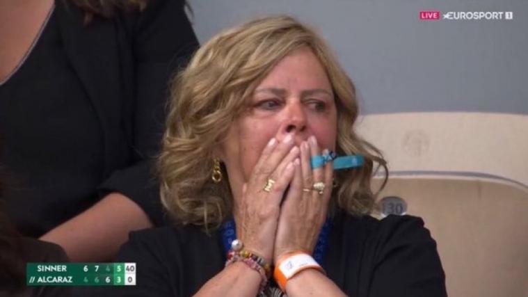 Sinners Mama Siglinde fieberte auf der Tribüne leidenschaftlich mit.