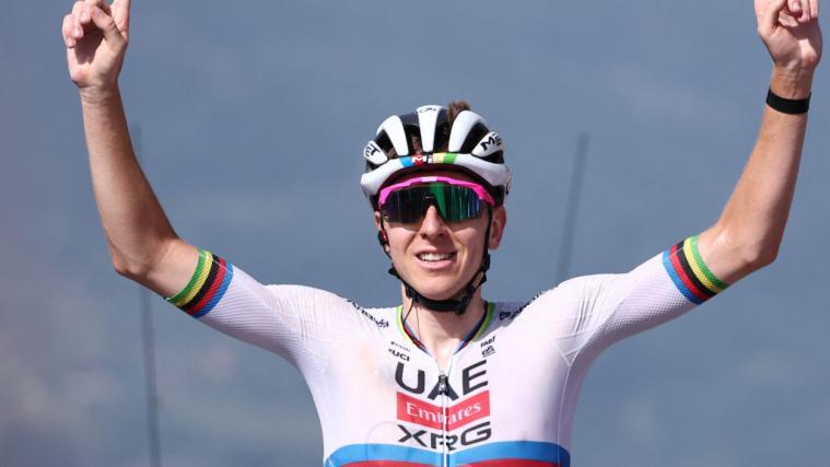 Tadej Pogacar ist vor der Tour de France in Topform. © APA/AFP / ANNE-CHRISTINE POUJOULAT