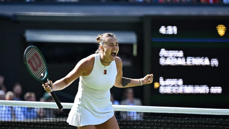 Aryna Sabalenka steht im Halbfinale. © APA/afp / KIRILL KUDRYAVTSEV