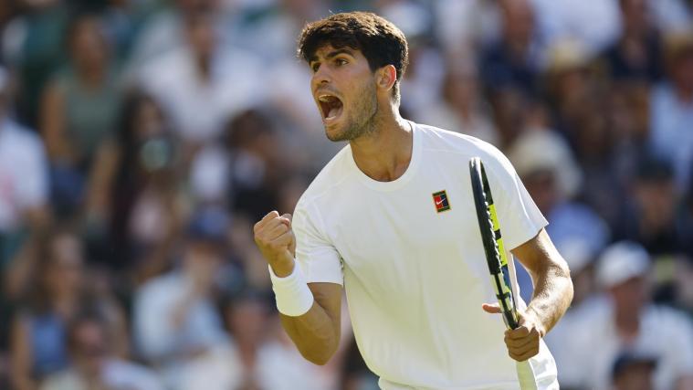 Carlos Alcaraz hat die nächste Runde von Wimbledon erreicht. © ANSA / TOLGA AKMEN