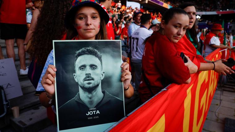 Diogo Jota was buried in his hometown on Saturday. © ANSA / NUNO VEIGA