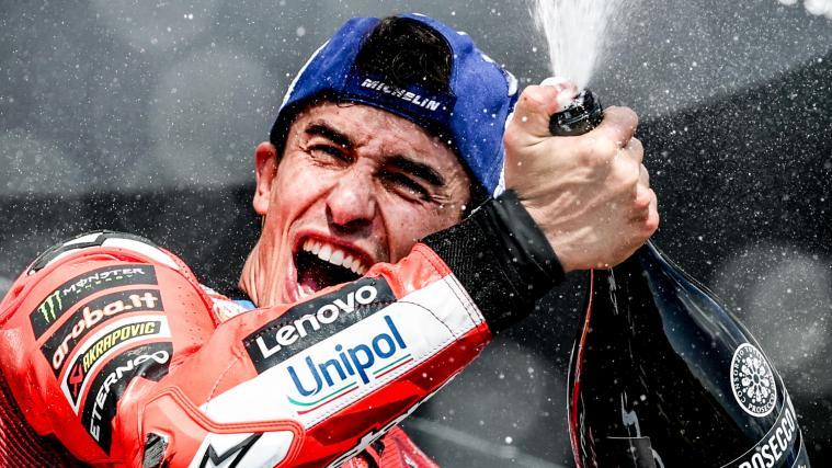 Eine Klasse für sich: Marc Marquez © ANSA / FILIP SINGER