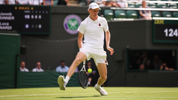 Jannik Sinner zauberte in London. © APA/afp / HENRY NICHOLLS