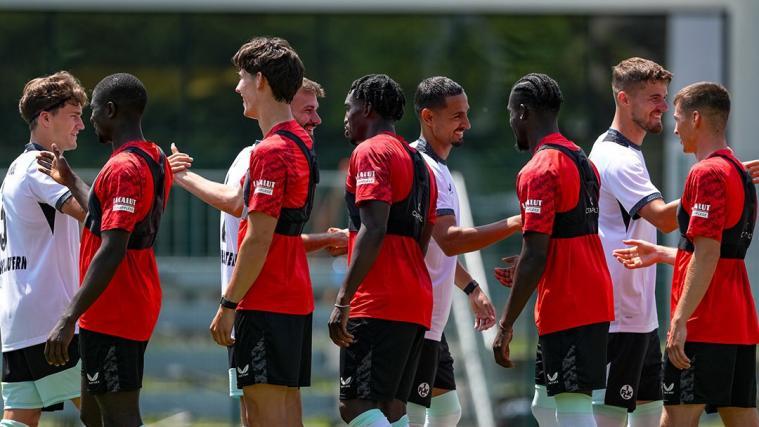 Kaiserslautern absolvierte ein teaminternes Testspiel. © 1. FC Kaiserslautern