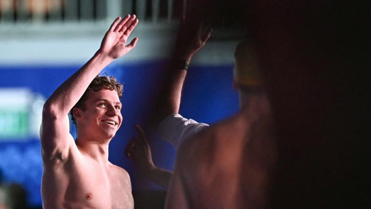 Léon Marchand delivered a superb performance. © APA/afp / MANAN VATSYAYANA