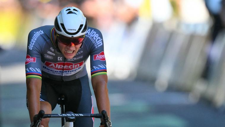 Mathieu van der Poel s'est retiré du Tour de France. © APA/afp / MARCO BERTORELLO