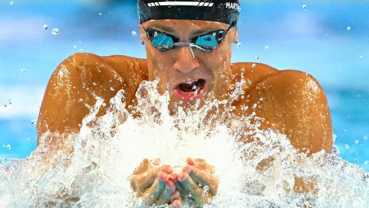Nicolò Martinenghi finished second. © APA/afp / FRANCOIS-XAVIER MARIT