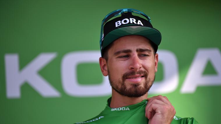 Peter Sagan geht beim Maratona dles Dolomites an den Start. © APA/afp / MARCO BERTORELLO
