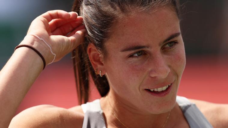 Sie nahm Jannik Sinner aufs Korn: Emma Navarro. © GETTY IMAGES NORTH AMERICA / CLIVE BRUNSKILL