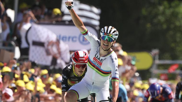 Tadej Pogacar took the next victory. © APA/afp / ANNE-CHRISTINE POUJOULAT