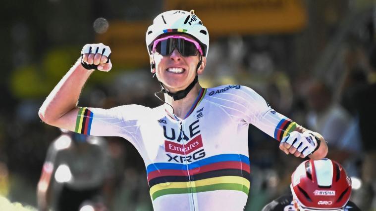 Tadej Pogacar was once again unbeatable. © APA/afp / LOIC VENANCE