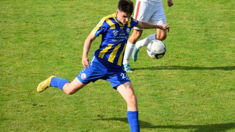 Auch Hannes Kofler, Bruder von FCS-Profi Raphael, startet mit Naturns am Mittwoch in die Saison. © Sarah Mitterer