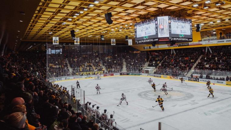 Soon, the Intercable Arena will be rocking again. © HC Pustertal
