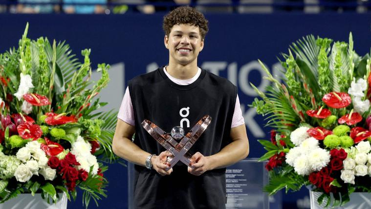 Ben Shelton hat das ATP-1000-Turnier in Montreal gewonnen. © APA / MATTHEW STOCKMAN