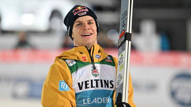 Deutschlands Andreas Wellinger ist von dem Strafmaß gegenüber den Norwegern nicht überzeugt. © APA/afp / KERSTIN JOENSSON