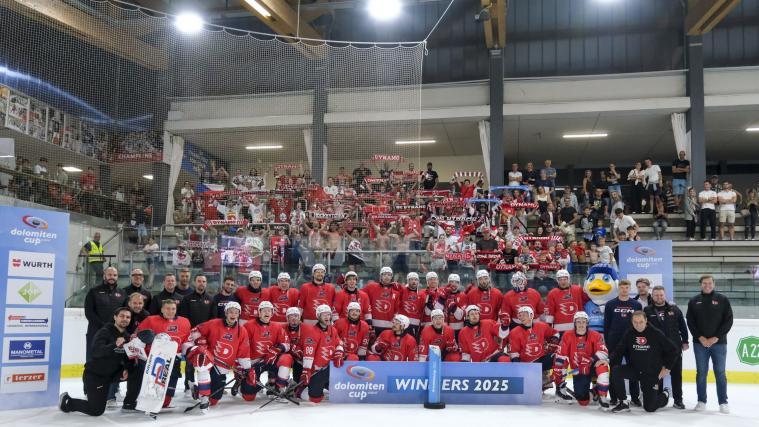 Dynamo Pardubice won the Dolomites Cup. © Vanna Antonello