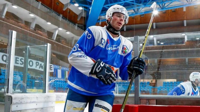 Ein neuer Spieler des HCB: Enrico Larcher